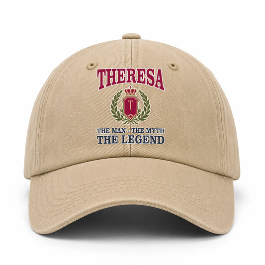 The Man The Myth The Legend Royal Khaki Cap THERESA 13K1 C116PF