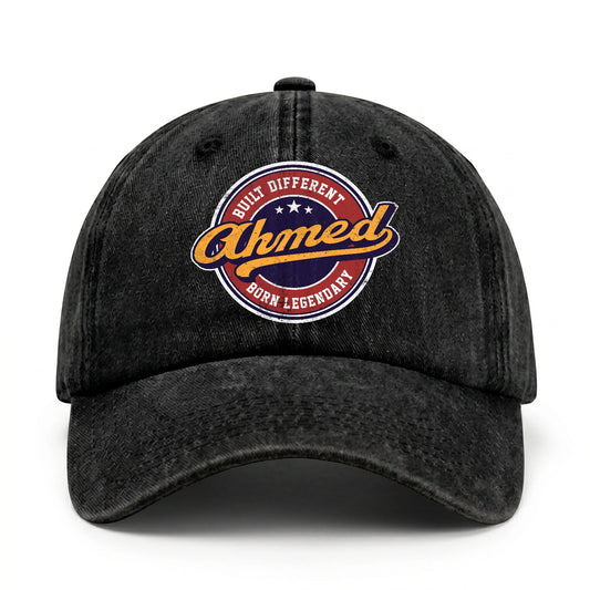 Built Different Born Legendary Logo Washed Cap AHMED 13K1 C65PF