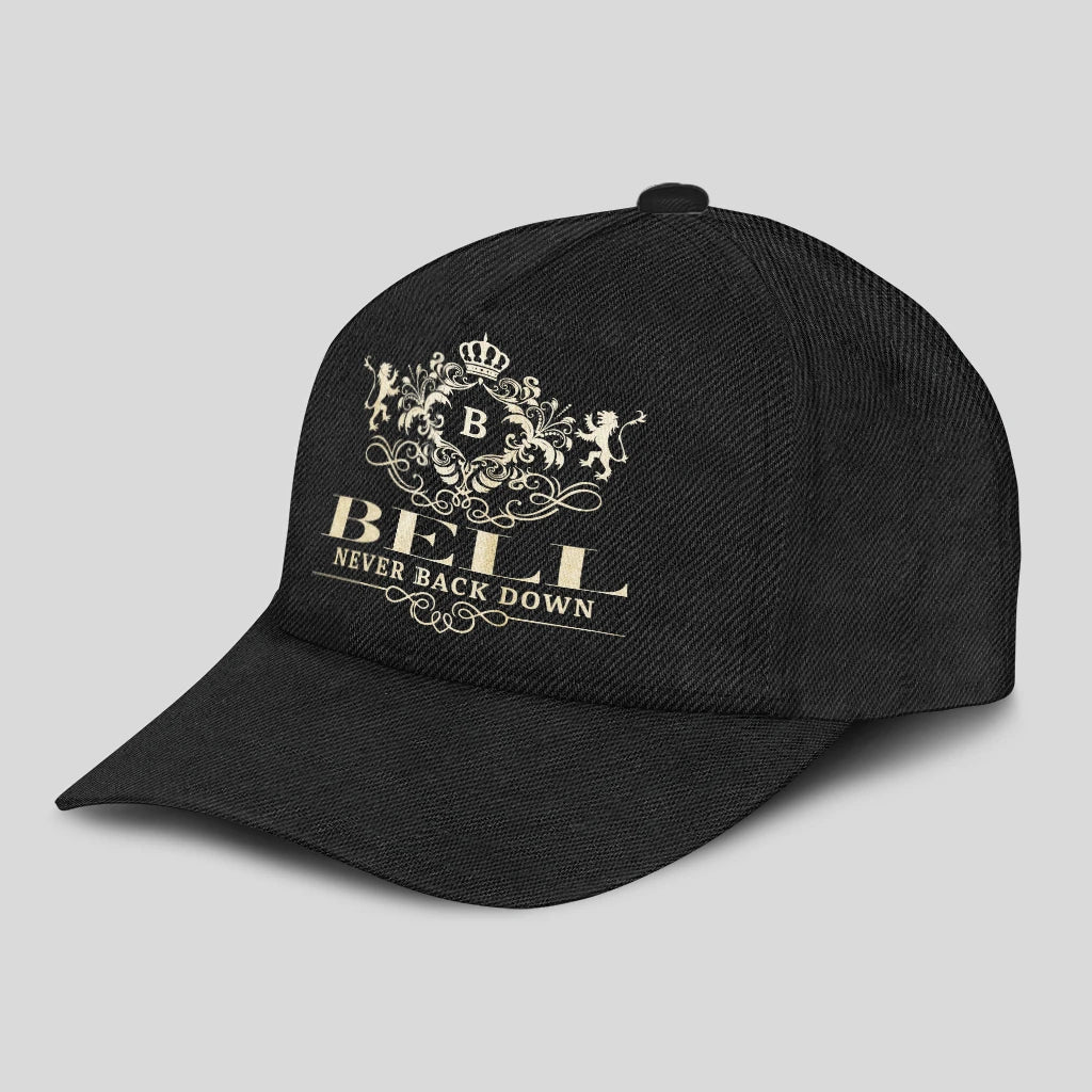 Never Back Down Royal Style Black Cap BELL 13K1 C179PF
