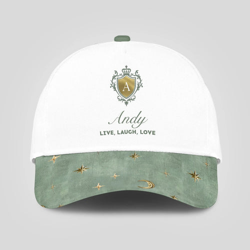 Live Laugh Love Stars And Moon Green Cap ANDY 13K1 C124PF