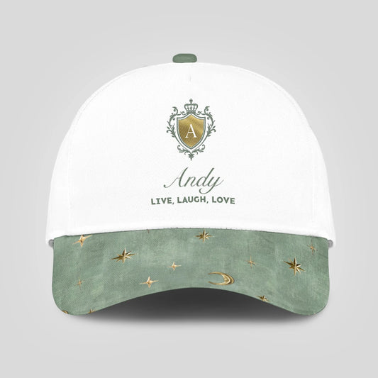 Live Laugh Love Stars And Moon Green Cap ANDY 13K1 C124PF