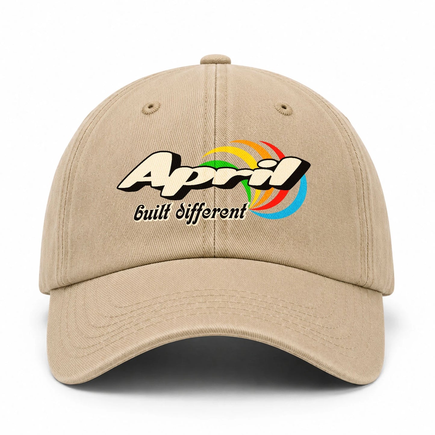 Your Name Built Different Retro Washed Cap APRIL 13K1 C55PF