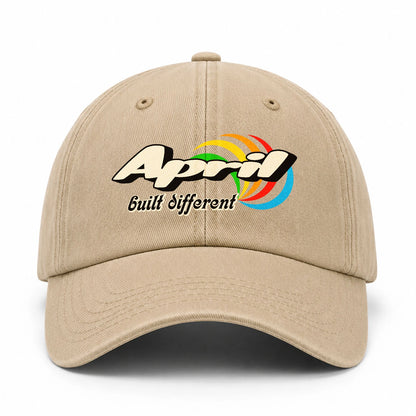 Your Name Built Different Retro Washed Cap APRIL 13K1 C55PF