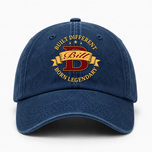 Built Different Born Legendary Royal Washed Cap BILL 13K1 C71PF