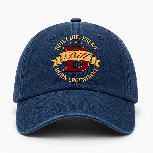 Built Different Born Legendary Royal Washed Cap BILL 13K1 C71PF