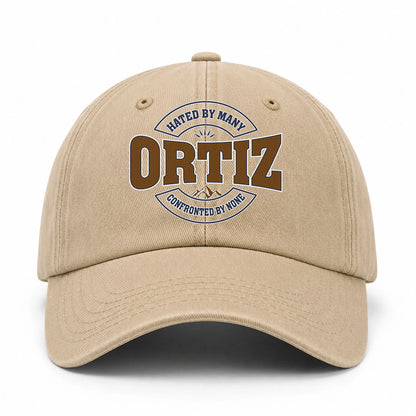 Hated By Many Confronted By None Washed Cap ORTIZ 13K1 C36PF