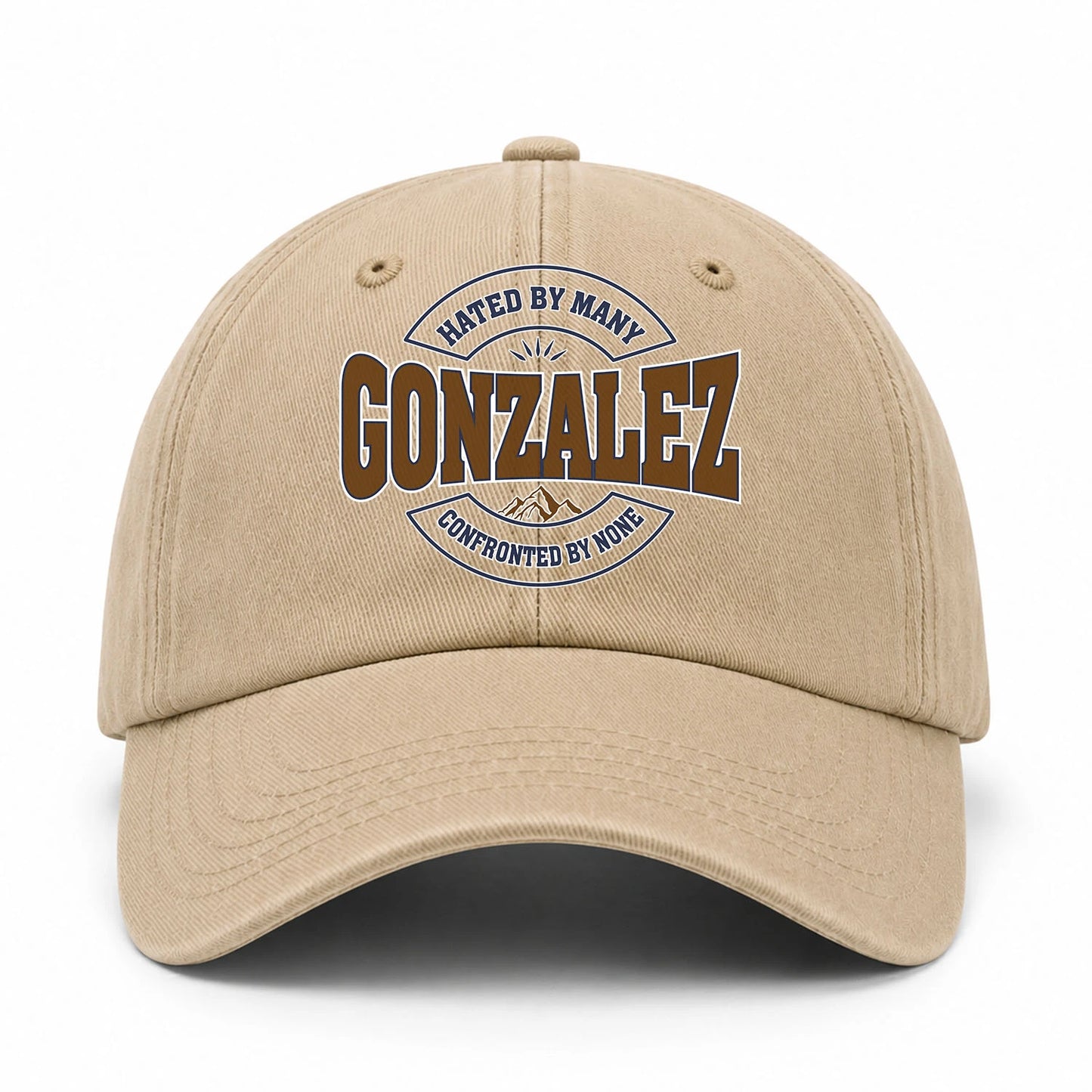Hated By Many Confronted By None Washed Cap GONZALEZ 13K1 C36PF
