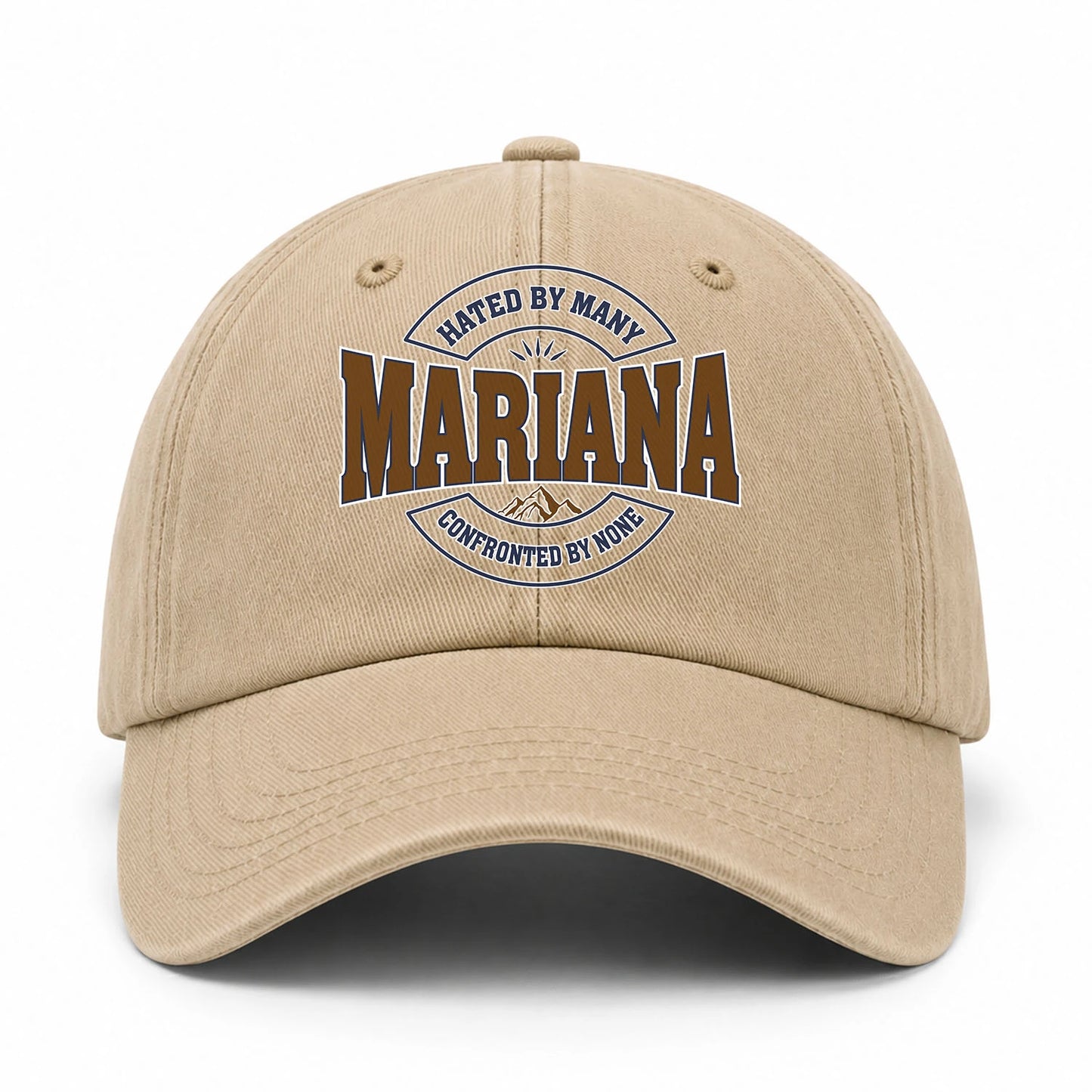 Hated By Many Confronted By None Washed Cap MARIANA 13K1 C36PF
