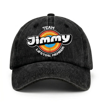 Team Your Name Lifetime Member Logo Cap JIMMY 13K1 C66PF