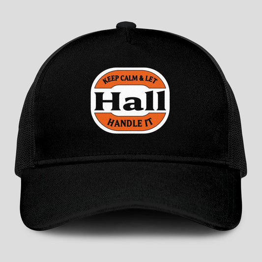 Keep Calm & Let Your Name Handle It Black Mesh Cap HALL 13K1 C199PF