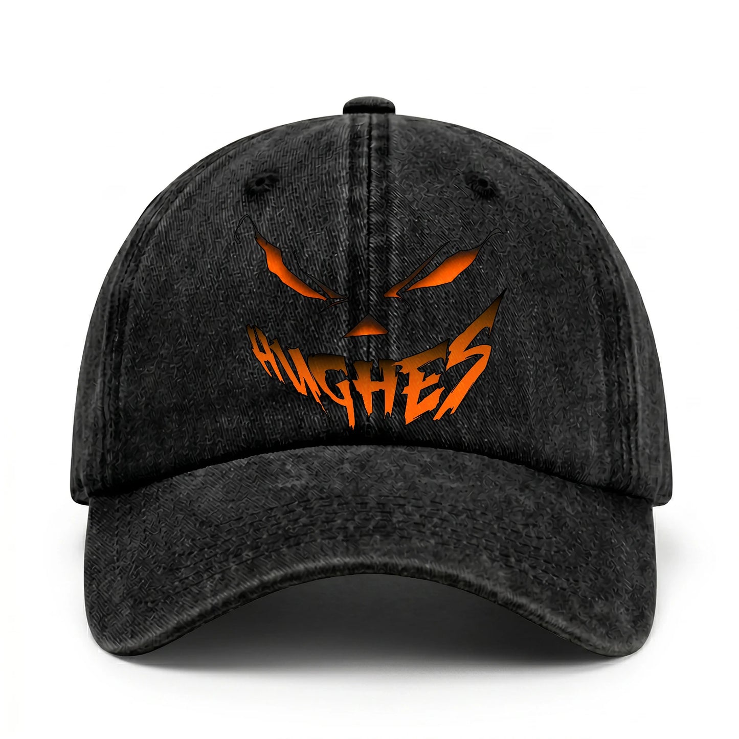 Stay Hungry Pumpkin Chasing Ghosts Funny Washed Cap HUGHES 13K1 C101PF