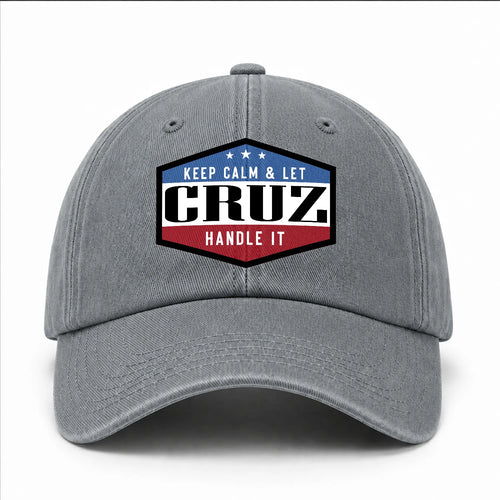 Keep Calm & Let Your Name Handle It Washed Cap CRUZ 13K1 C87PF