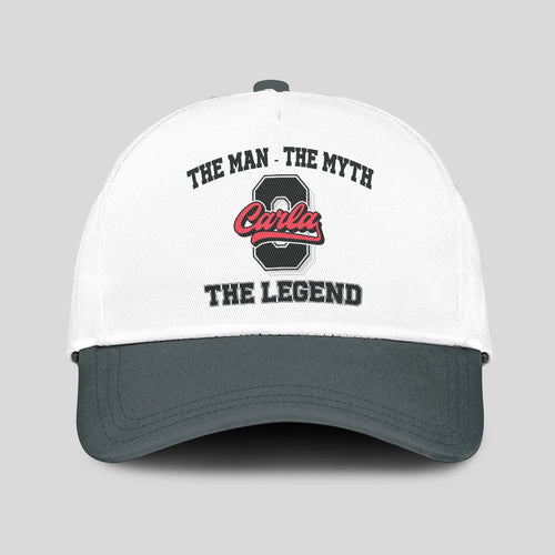 The Man The Myth The Legend Custom Initial Letter And Name Cap CARLA 13K1 C38PF