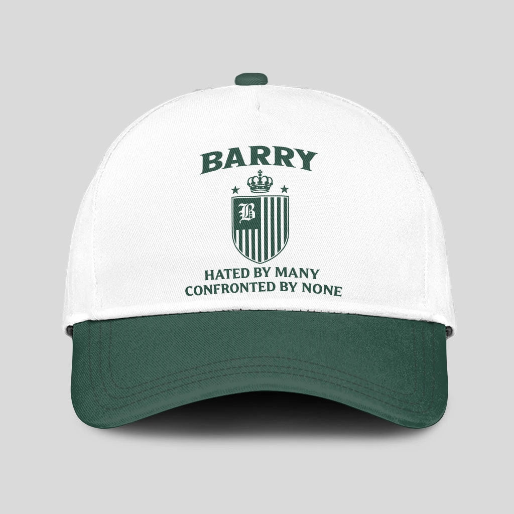 Hated By Many Confronted By None Luxury Logo Cap BARRY 13K1 C41PF