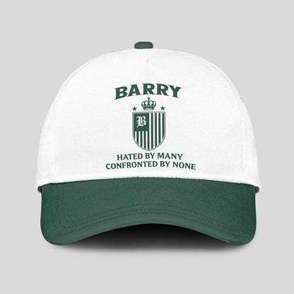 Hated By Many Confronted By None Luxury Logo Cap BARRY 13K1 C41PF