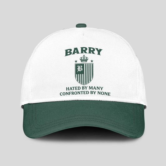 Hated By Many Confronted By None Luxury Logo Cap BARRY 13K1 C41PF