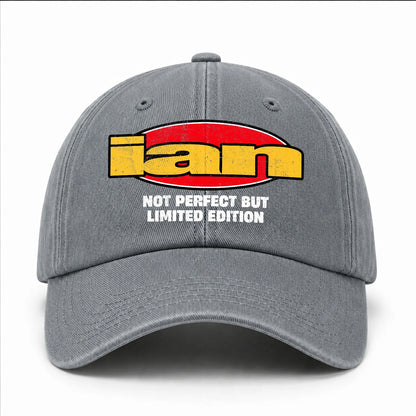 Your Name Not Perfect But Limited Edition Red Logo Washed Cap IAN 13K1 C84PF