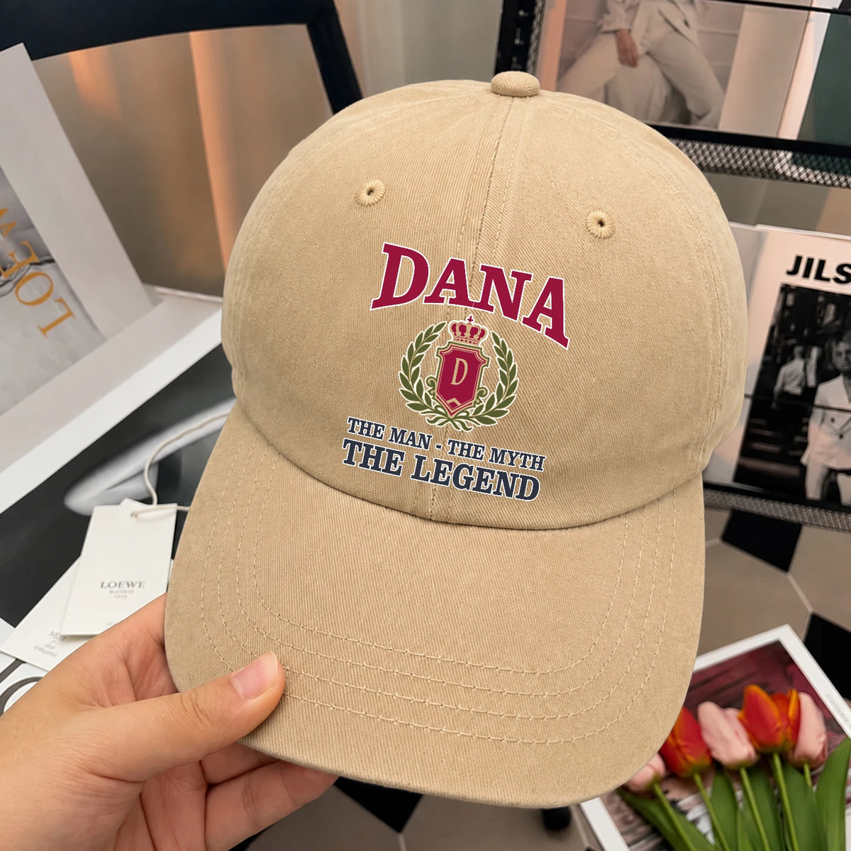 The Man The Myth The Legend Royal Khaki Cap DANA 13K1 C116PF