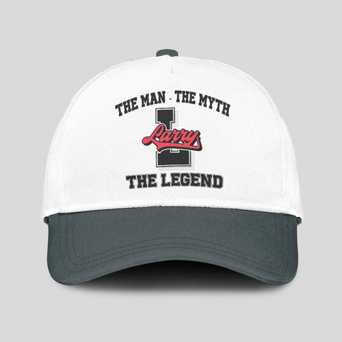 The Man The Myth The Legend Custom Initial Letter And Name Cap LARRY 13K1 C38PF
