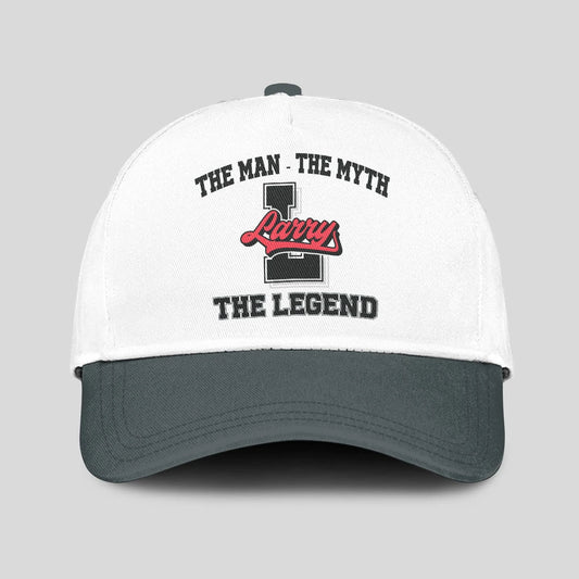 The Man The Myth The Legend Custom Initial Letter And Name Cap LARRY 13K1 C38PF