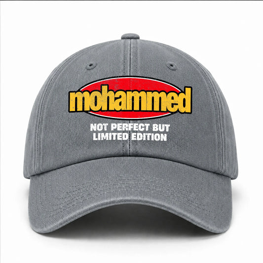 Your Name Not Perfect But Limited Edition Red Logo Washed Cap MOHAMMED 13K1 C84PF