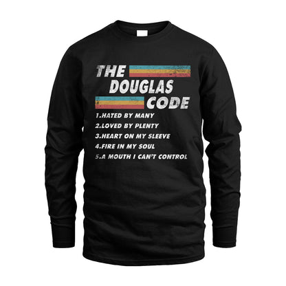 DOUGLAS 13K1-561 The Name Code Vintage Graphic