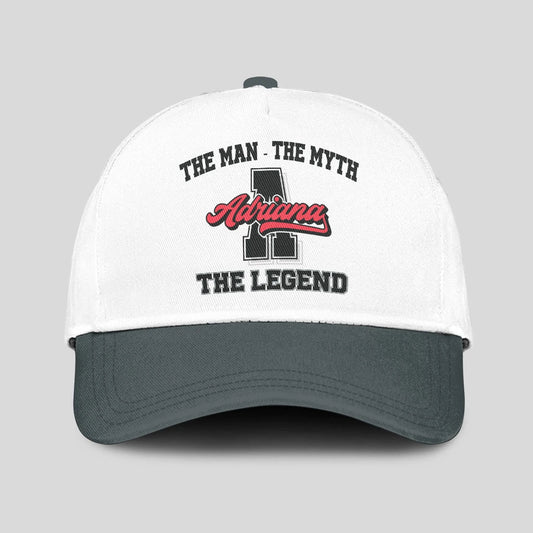 The Man The Myth The Legend Custom Initial Letter And Name Cap ADRIANA 13K1 C38PF