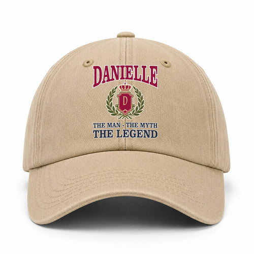 The Man The Myth The Legend Royal Khaki Cap DANIELLE 13K1 C116PF