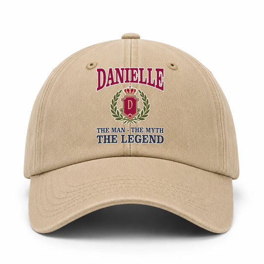 The Man The Myth The Legend Royal Khaki Cap DANIELLE 13K1 C116PF