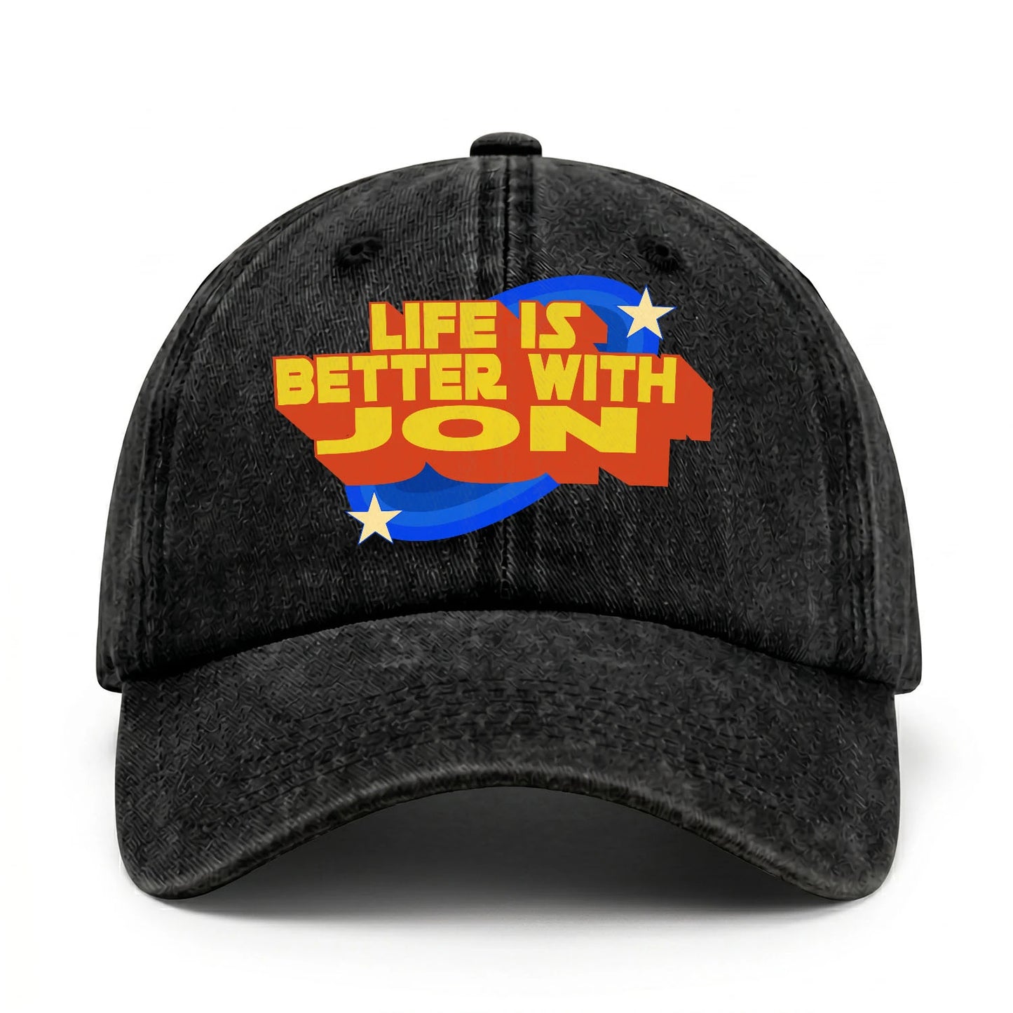 Life Is Better With Your Name Retro Washed Cap JON 13K1 C62PF