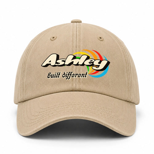Your Name Built Different Retro Washed Cap ASHLEY 13K1 C55PF