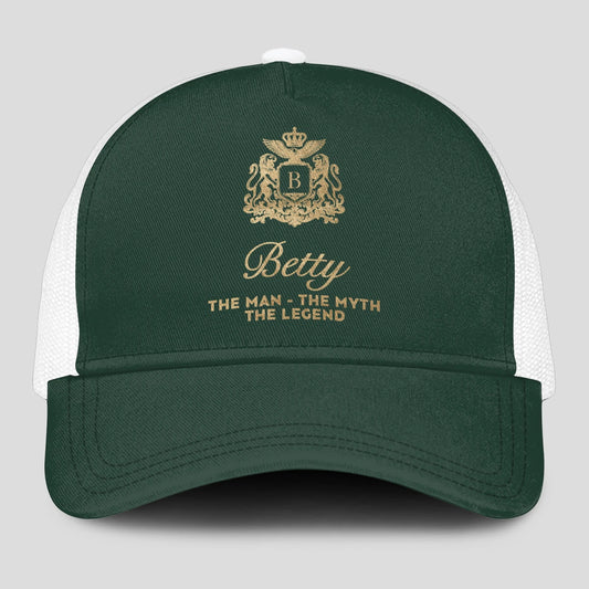 The Man The Myth The Legend Sage Green Mesh Cap BETTY 13K1 C192PF