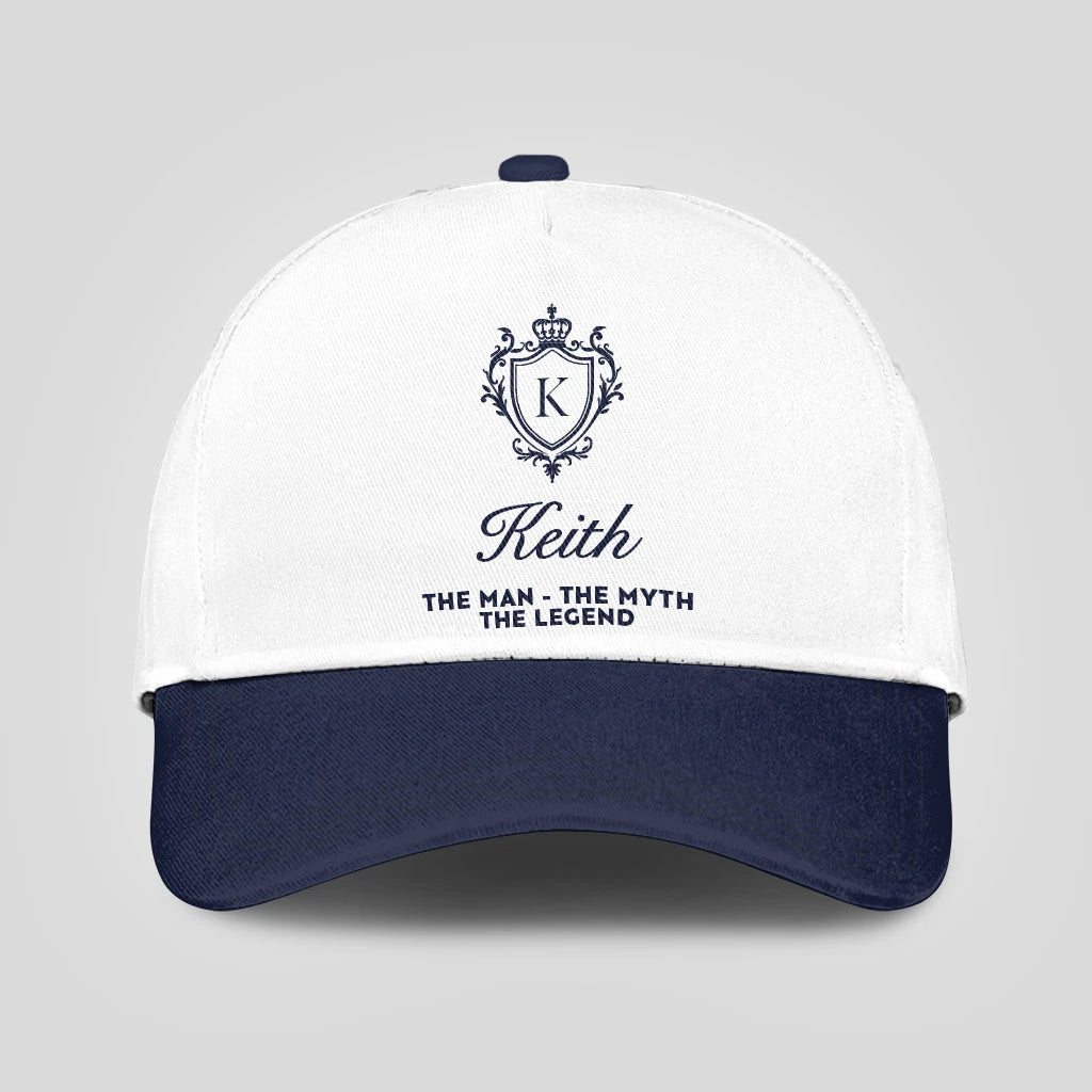 The Man The Myth The Legend Blue Cap KEITH 13K1 C46PF