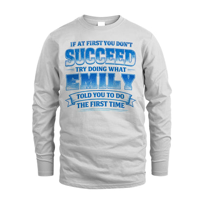 EMILY 13K1-502 If At First You Don't Succeed...
