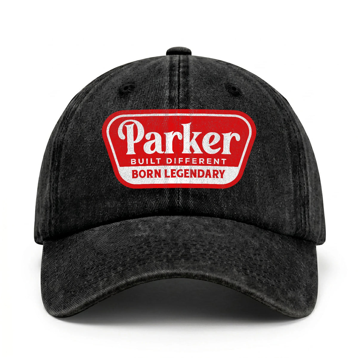 Built Different Born Legendary Red Logo Washed Cap PARKER 13K1 C63PF