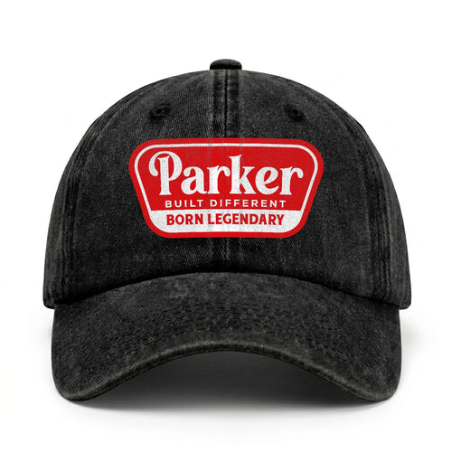 Built Different Born Legendary Red Logo Washed Cap PARKER 13K1 C63PF