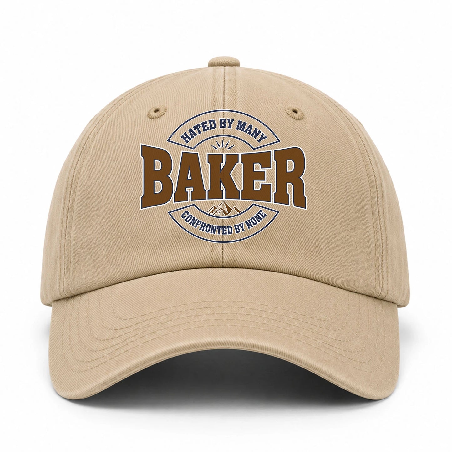 Hated By Many Confronted By None Washed Cap BAKER 13K1 C36PF