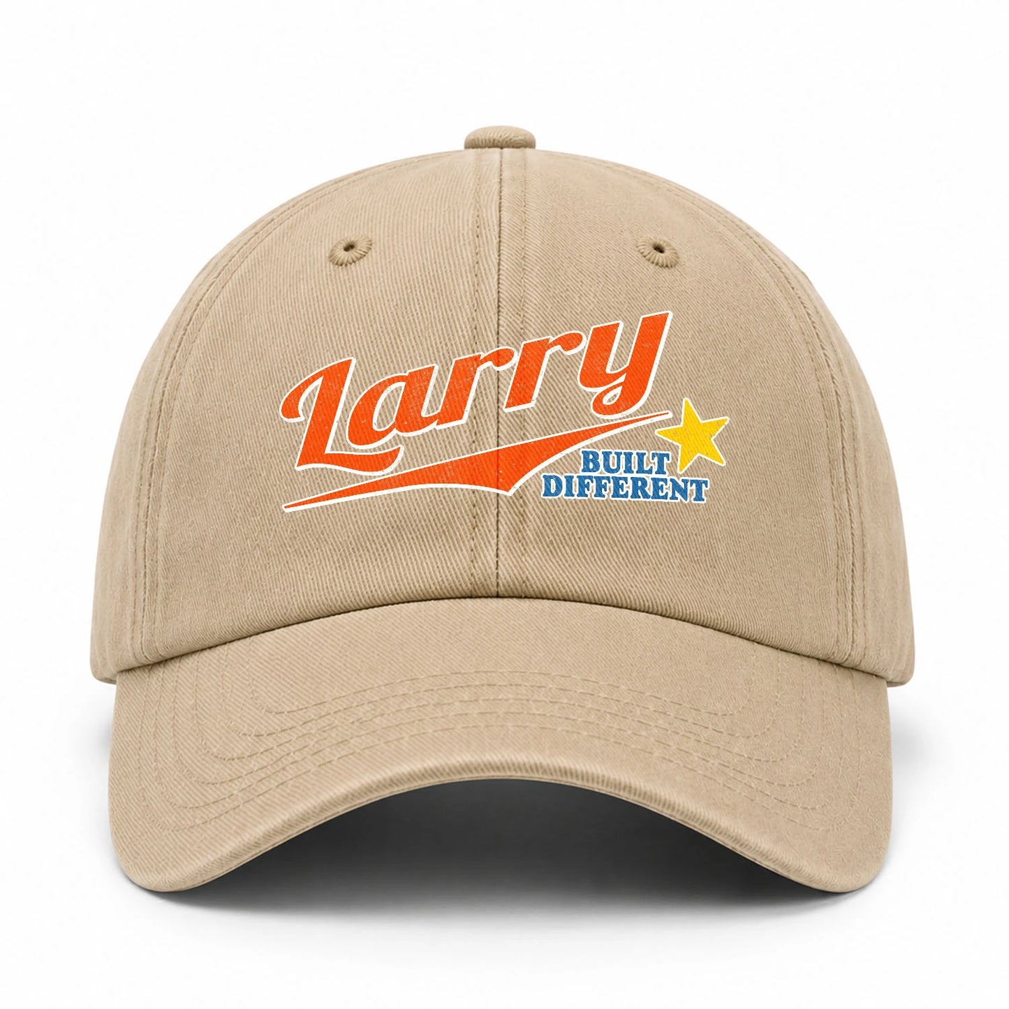 Your Name Built Different Logo Washed Cap LARRY 13K1 C56PF
