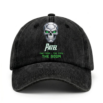 The Fear The Fate The Doom Skull Washed Cap PATEL 13K1 C99PF