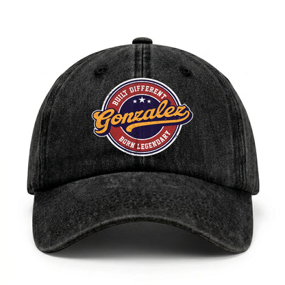 Built Different Born Legendary Logo Washed Cap GONZALEZ 13K1 C65PF