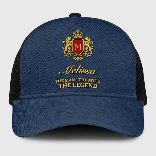 The Man The Myth The Legend Royal Blue Mesh Cap MELISSA 13K1 C187PF