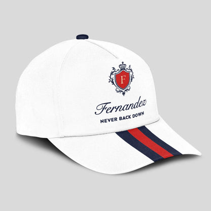 Never Back Down Stripped Cap FERNANDEZ 13K1 C86PF