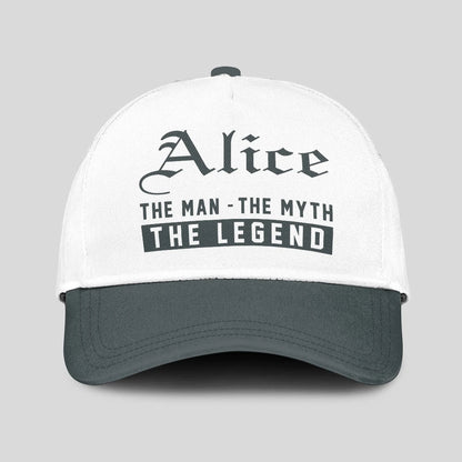 The Man The Myth The Legend Luxury Cap ALICE 13K1 C39PF