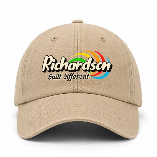 Your Name Built Different Retro Washed Cap RICHARDSON 13K1 C55PF