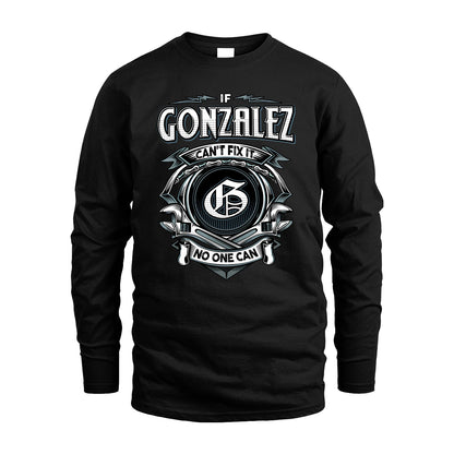 GONZALEZ 13K1-510 Personalized  "Can’t Fix It No One Can"