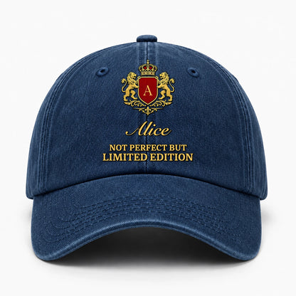 Not Perfect But Limited Edition Royal Blue Washed Cap ALICE 13K1 C133PF