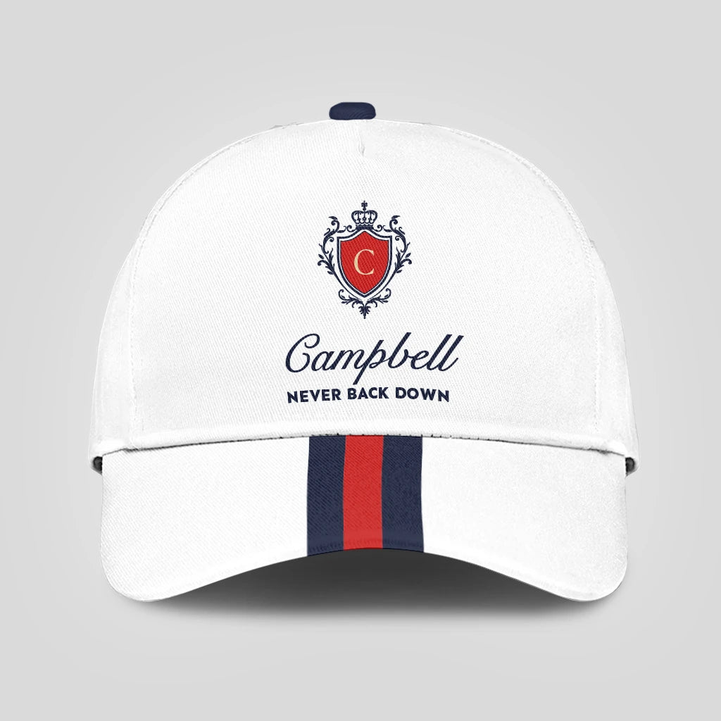 Never Back Down Stripped Cap CAMPBELL 13K1 C86PF