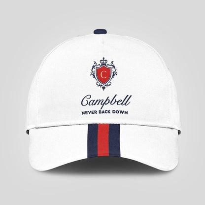 Never Back Down Stripped Cap CAMPBELL 13K1 C86PF