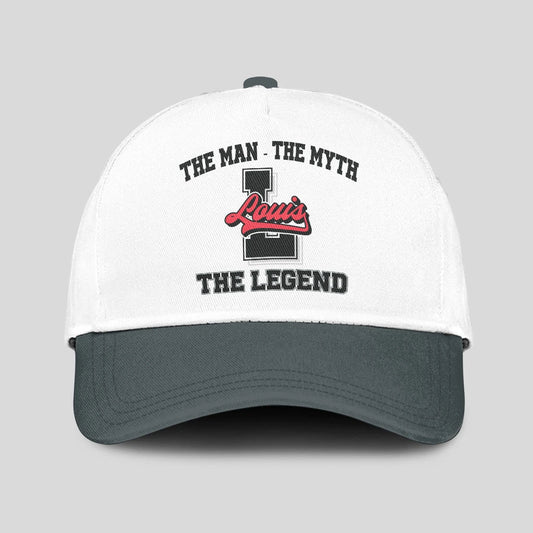 The Man The Myth The Legend Custom Initial Letter And Name Cap LOUIS 13K1 C38PF