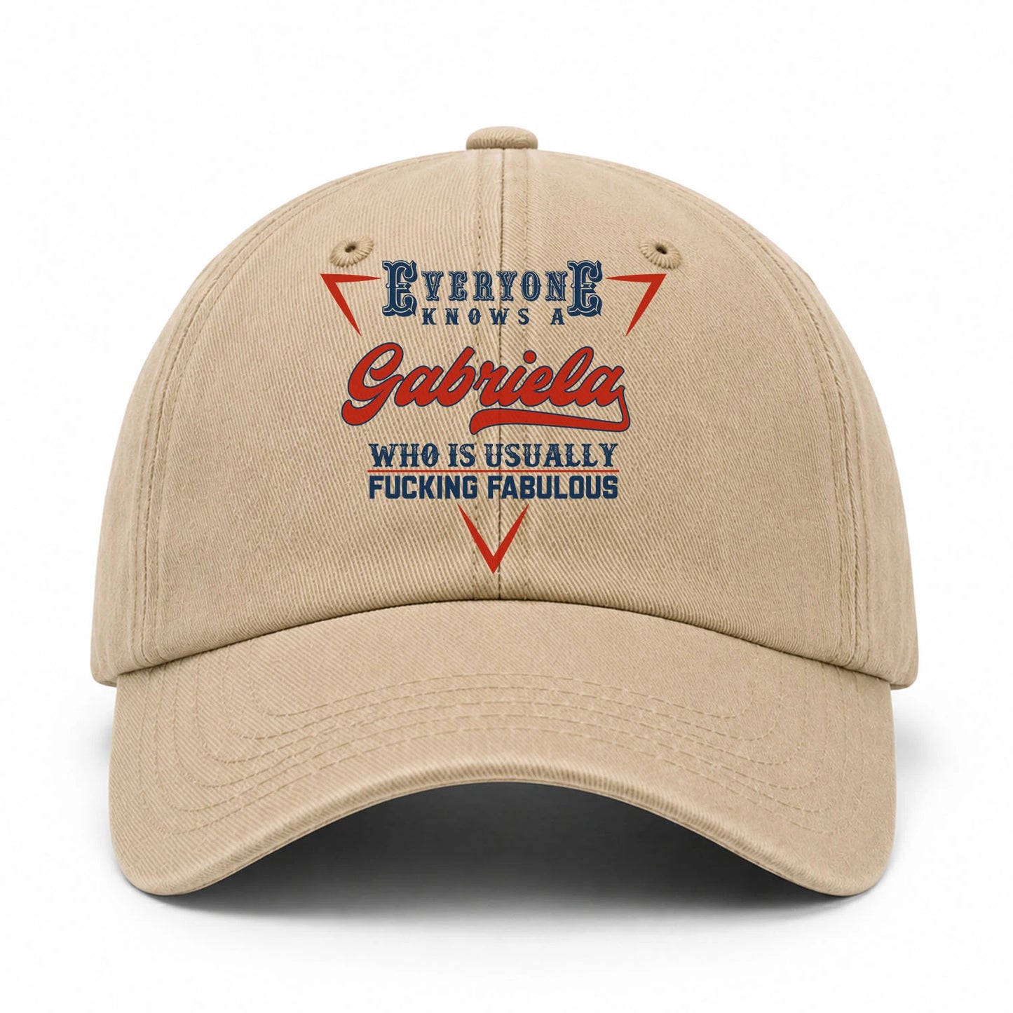 Everyone Knows A Your Name Who Is Usually Fucking Fabulous Washed Cap GABRIELA 13K1 C53PF
